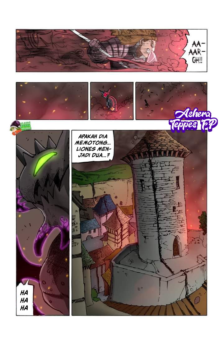 Halaman 10 dari Mokushiroku no Yonkishi Chapter 65