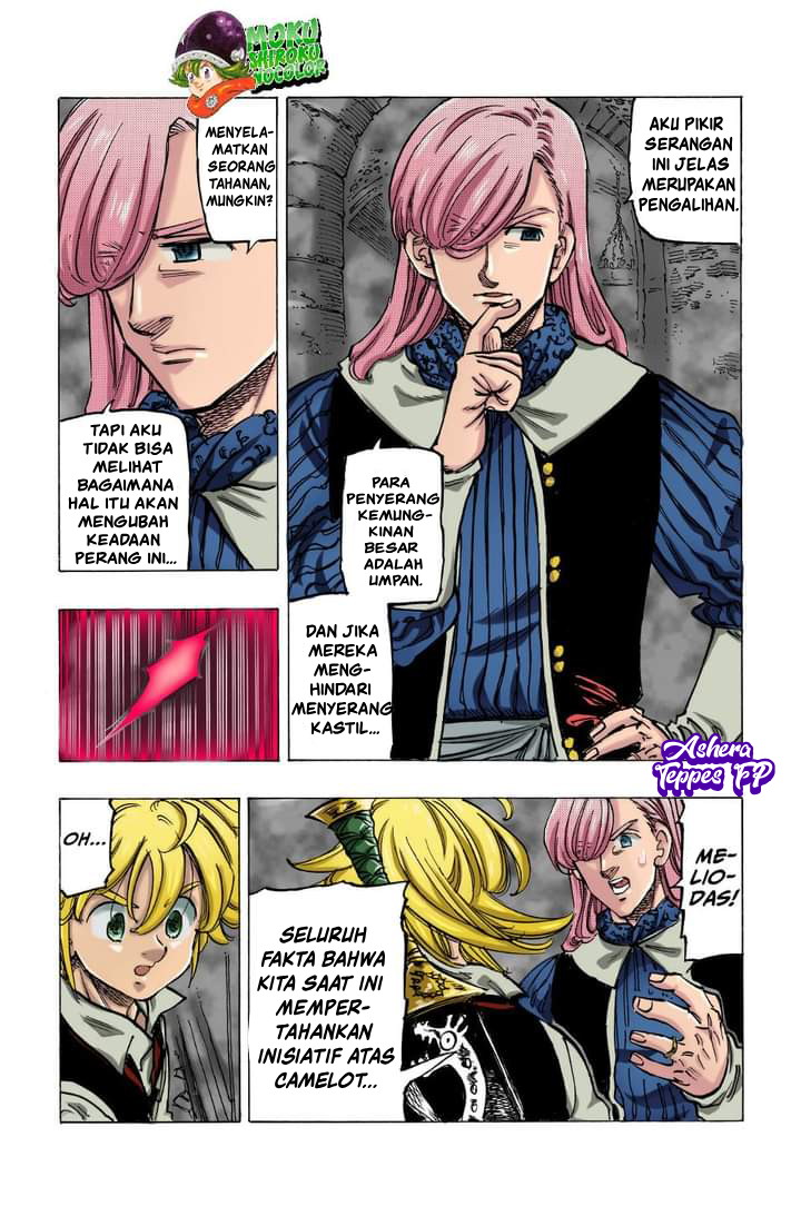 Halaman 14 dari Mokushiroku no Yonkishi Chapter 65