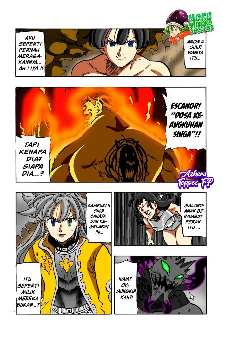 Halaman 18 dari Mokushiroku no Yonkishi Chapter 65