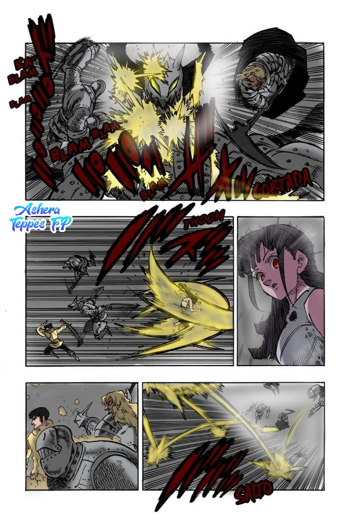 Halaman 7 dari Mokushiroku no Yonkishi Chapter 65