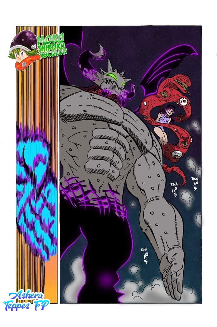 Halaman 8 dari Mokushiroku no Yonkishi Chapter 65
