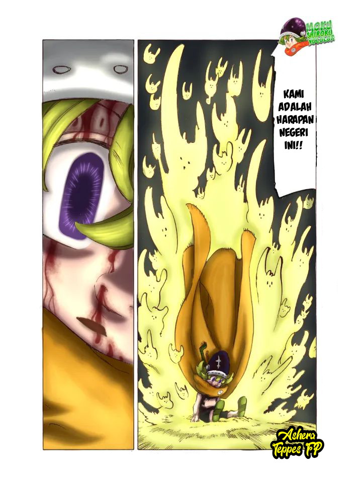 Halaman 18 dari Mokushiroku no Yonkishi Chapter 66