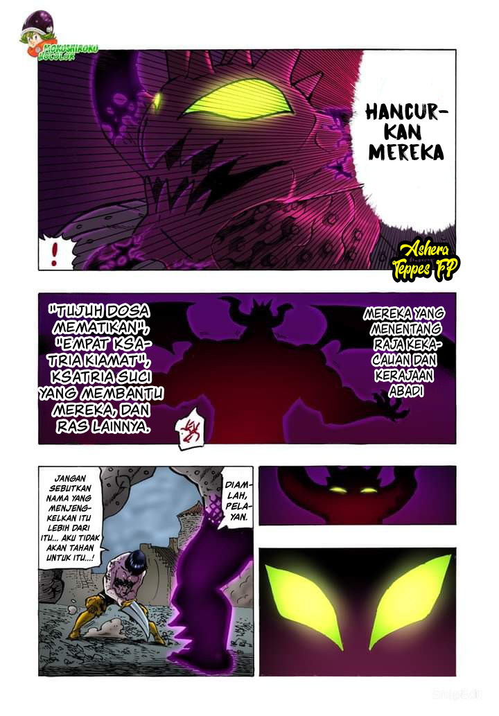 Halaman 10 dari Mokushiroku no Yonkishi Chapter 67