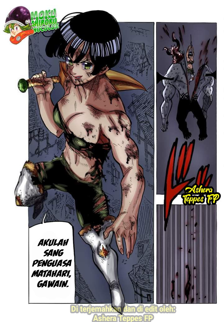 Halaman 16 dari Mokushiroku no Yonkishi Chapter 67
