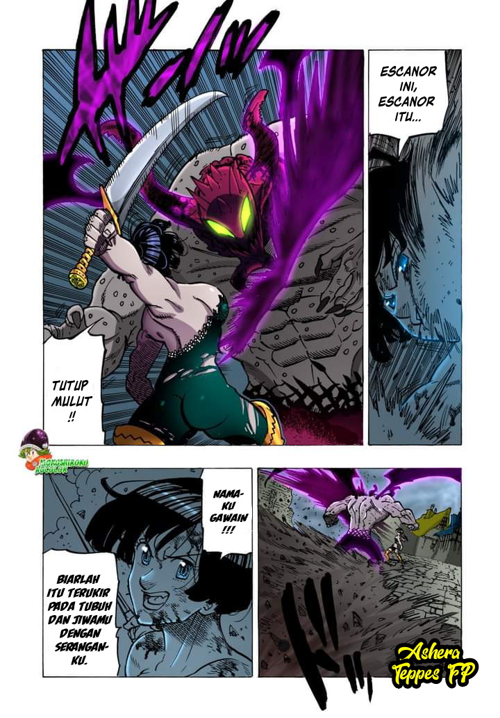 Halaman 7 dari Mokushiroku no Yonkishi Chapter 67