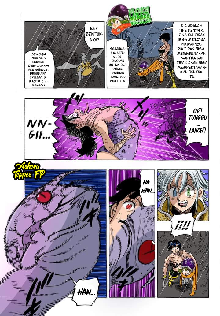 Halaman 14 dari Mokushiroku no Yonkishi Chapter 68