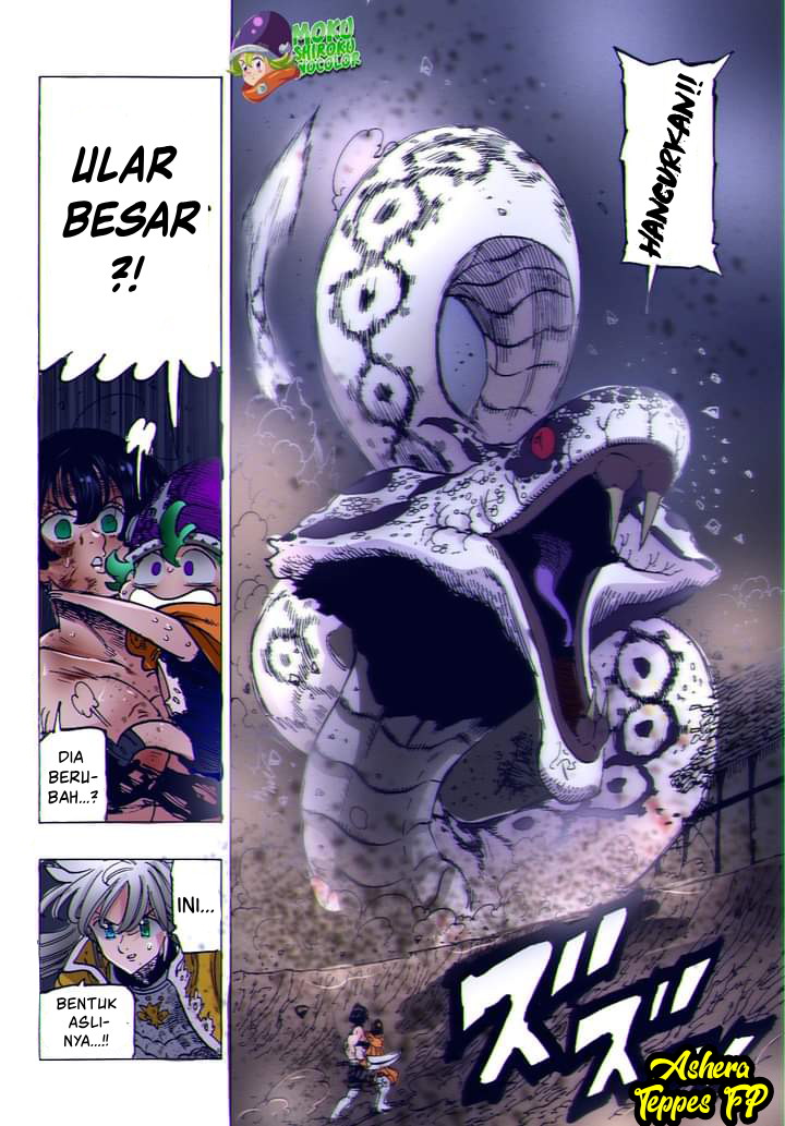 Halaman 15 dari Mokushiroku no Yonkishi Chapter 68