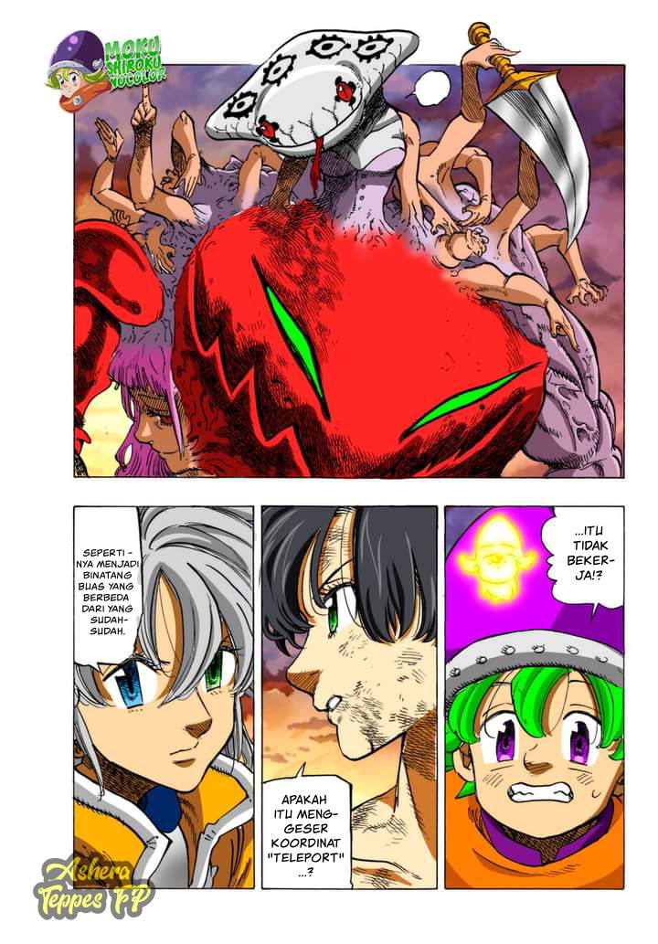 Halaman 13 dari Mokushiroku no Yonkishi Chapter 69