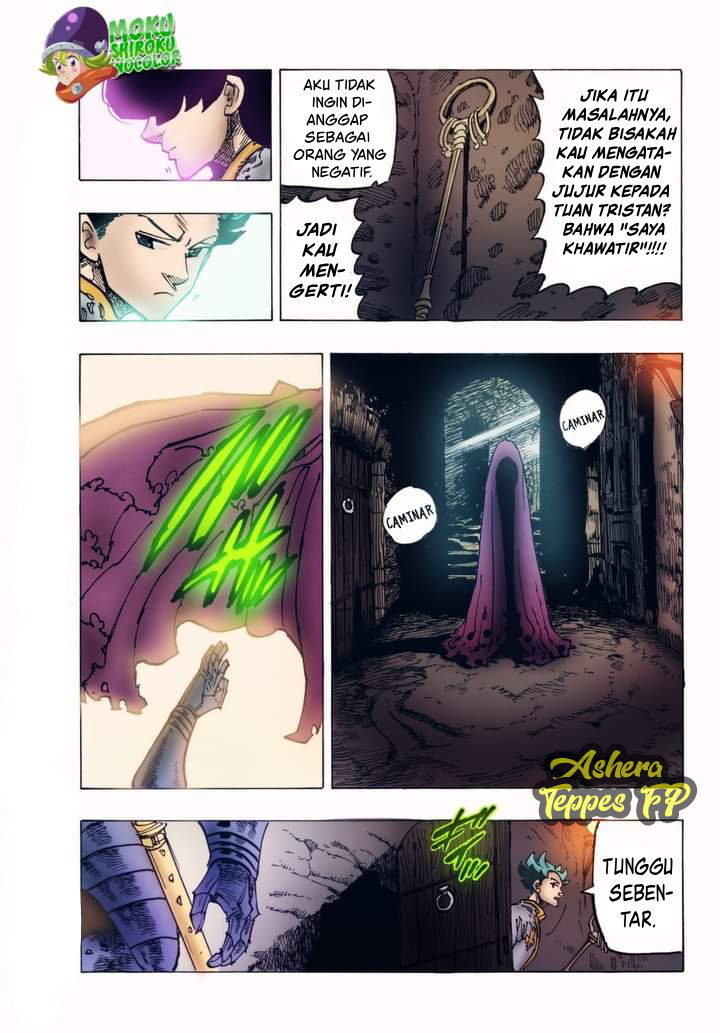 Halaman 17 dari Mokushiroku no Yonkishi Chapter 69