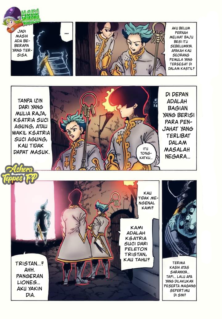 Halaman 18 dari Mokushiroku no Yonkishi Chapter 69