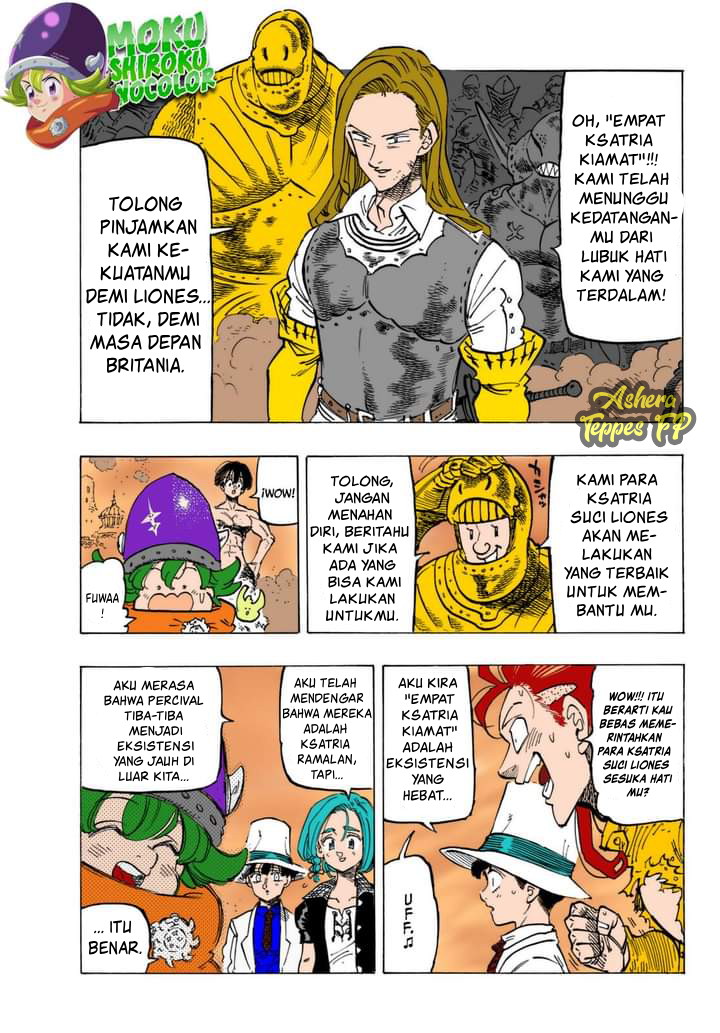 Halaman 6 dari Mokushiroku no Yonkishi Chapter 69
