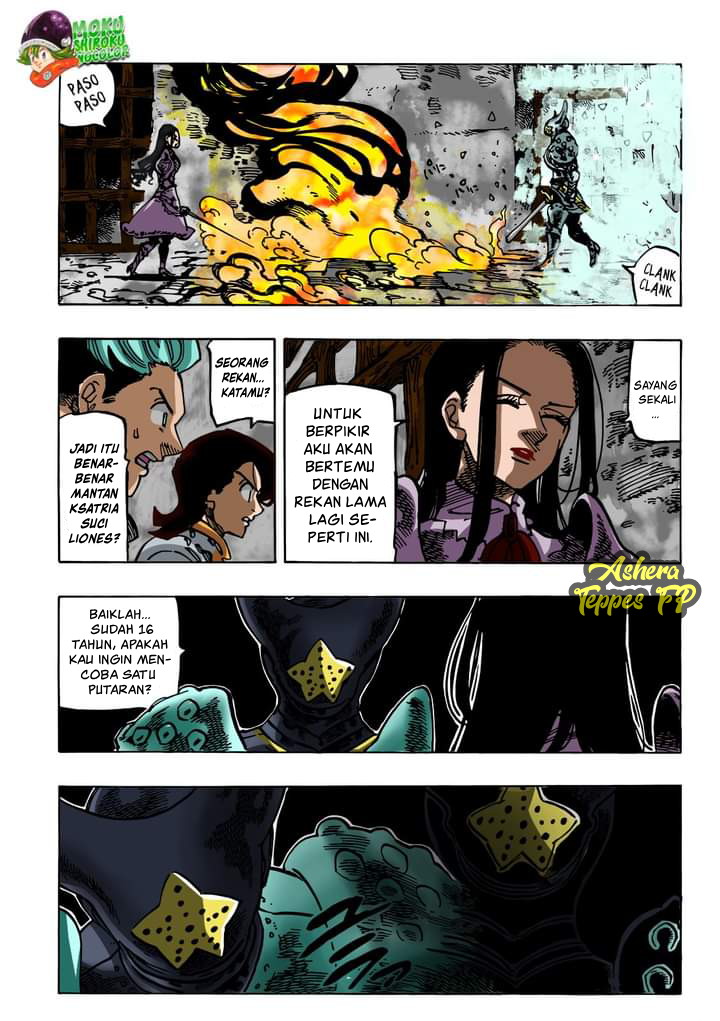 Halaman 11 dari Mokushiroku no Yonkishi Chapter 70