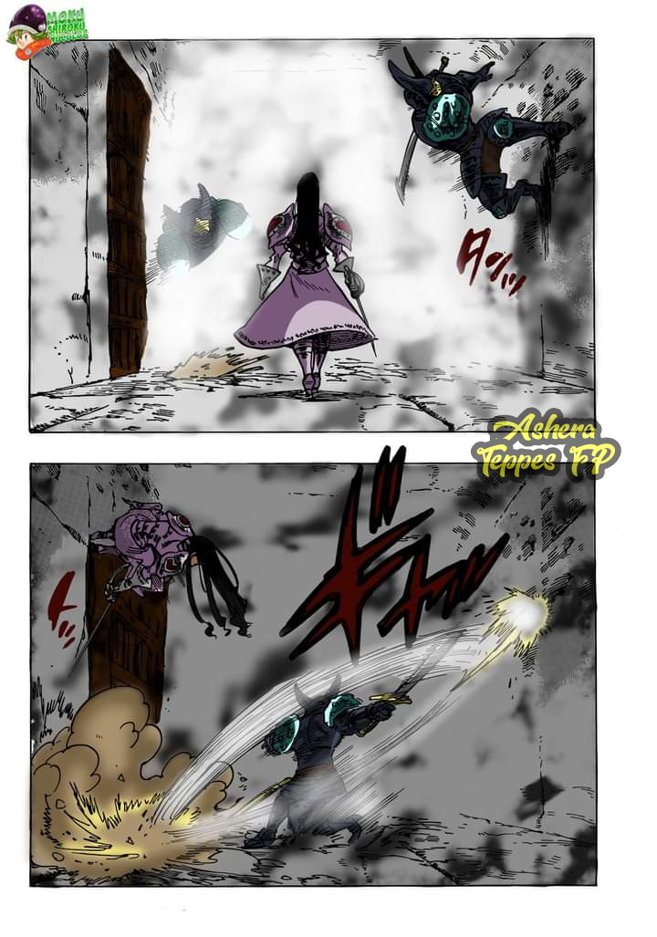 Halaman 12 dari Mokushiroku no Yonkishi Chapter 70