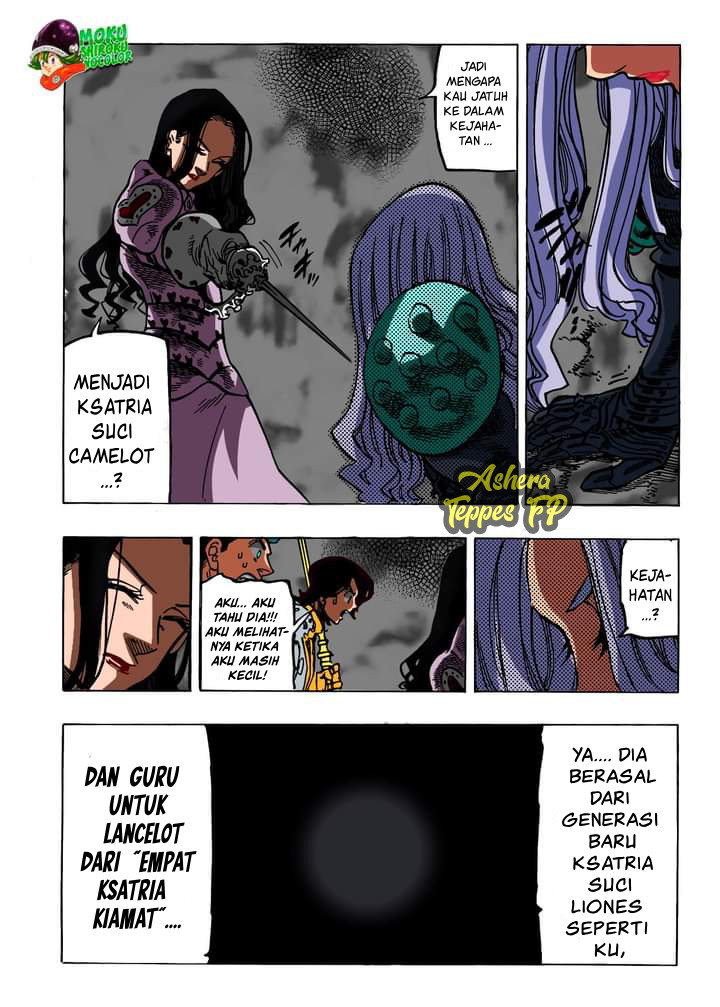 Halaman 19 dari Mokushiroku no Yonkishi Chapter 70
