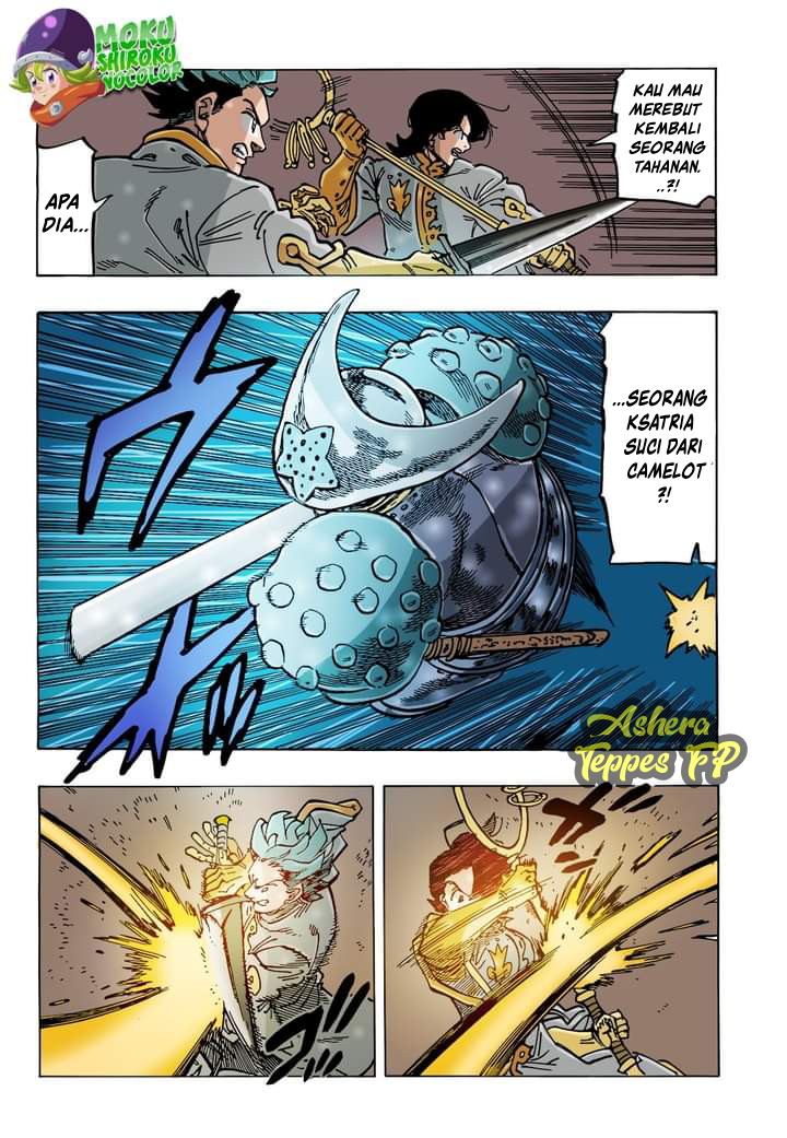 Halaman 3 dari Mokushiroku no Yonkishi Chapter 70