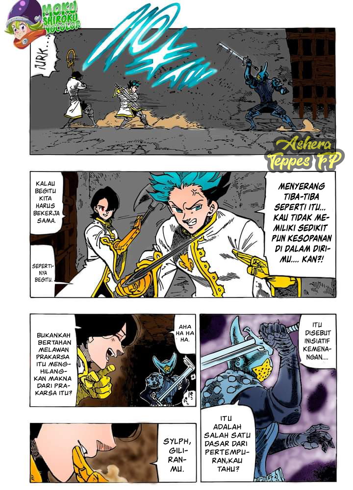 Halaman 4 dari Mokushiroku no Yonkishi Chapter 70