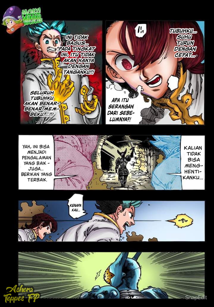 Halaman 6 dari Mokushiroku no Yonkishi Chapter 70
