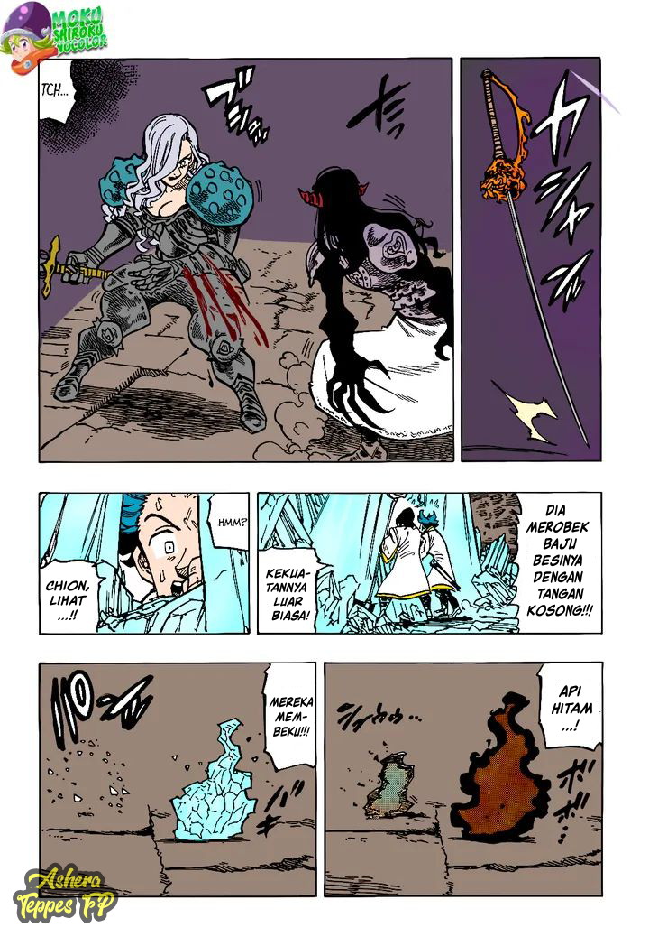 Halaman 16 dari Mokushiroku no Yonkishi Chapter 71