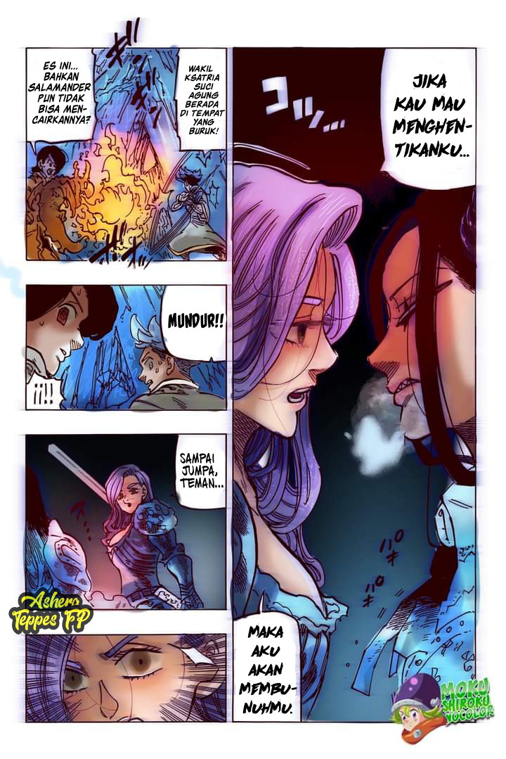 Halaman 18 dari Mokushiroku no Yonkishi Chapter 71
