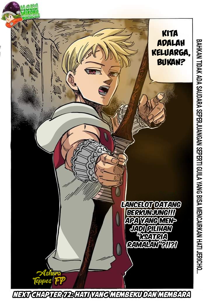 Halaman 20 dari Mokushiroku no Yonkishi Chapter 71