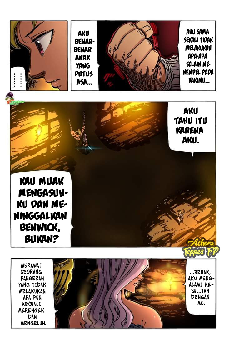 Halaman 10 dari Mokushiroku no Yonkishi Chapter 72