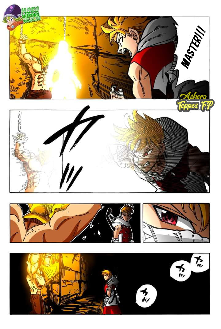 Halaman 19 dari Mokushiroku no Yonkishi Chapter 72