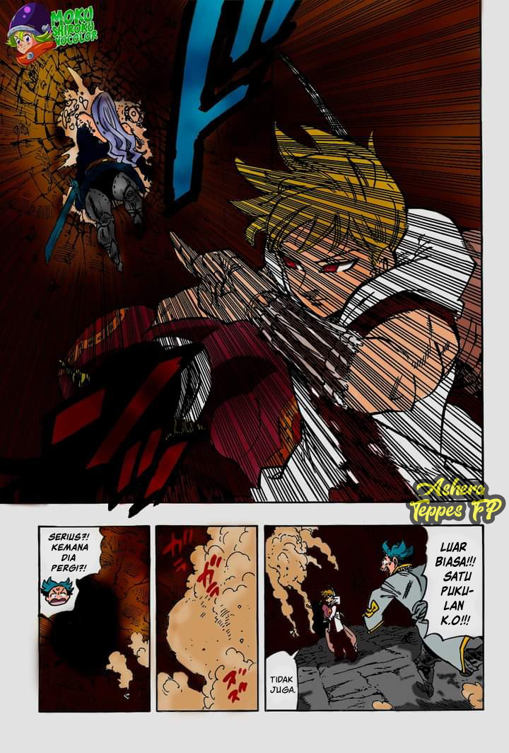Halaman 6 dari Mokushiroku no Yonkishi Chapter 72