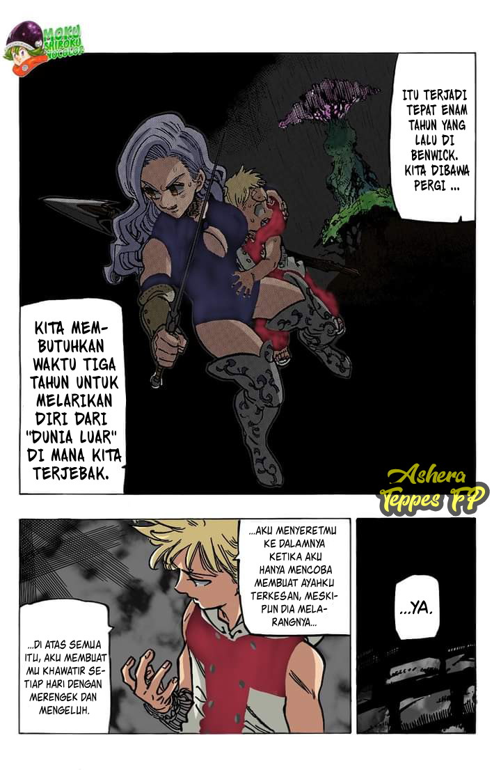 Halaman 9 dari Mokushiroku no Yonkishi Chapter 72