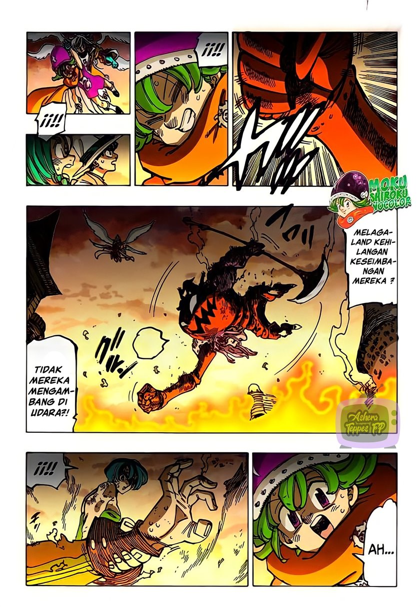 Halaman 14 dari Mokushiroku no Yonkishi Chapter 73