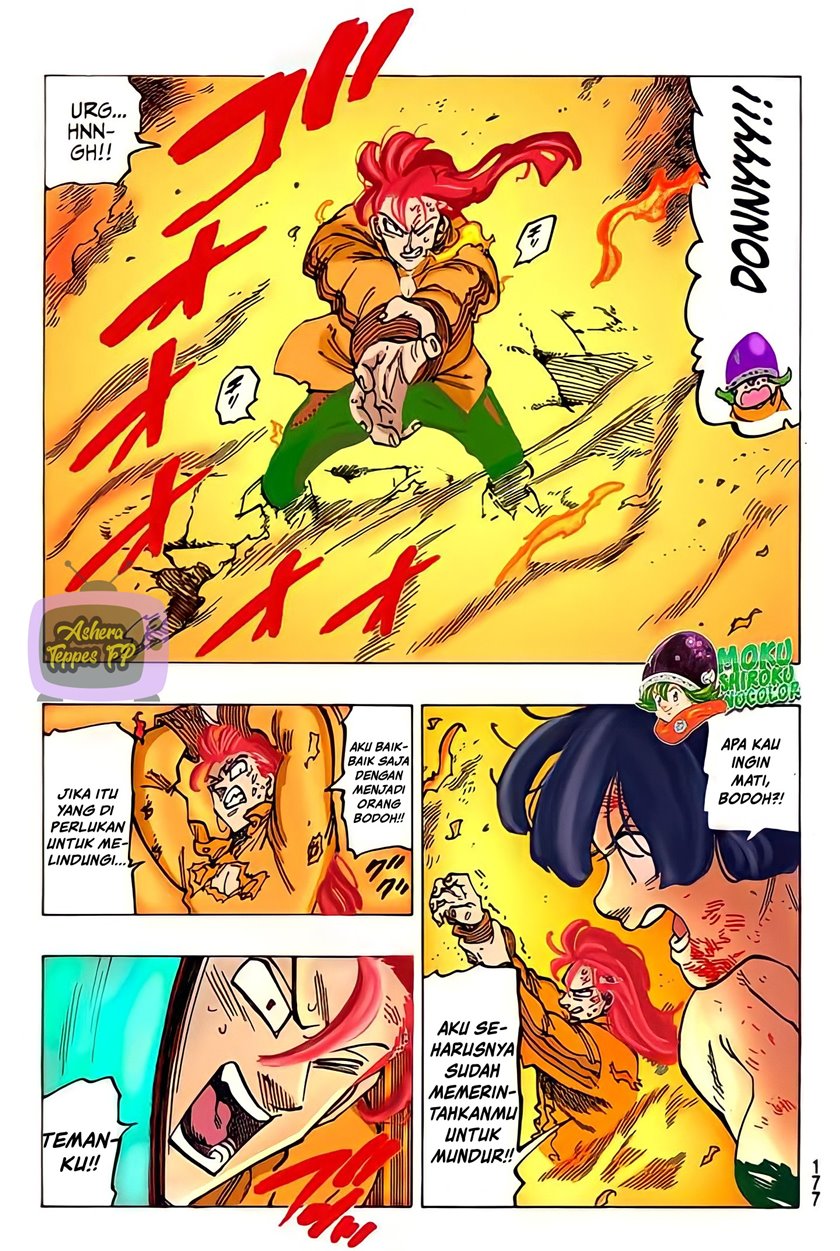 Halaman 15 dari Mokushiroku no Yonkishi Chapter 73