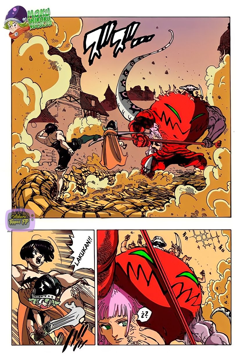 Halaman 4 dari Mokushiroku no Yonkishi Chapter 73