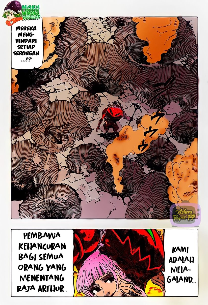 Halaman 7 dari Mokushiroku no Yonkishi Chapter 73