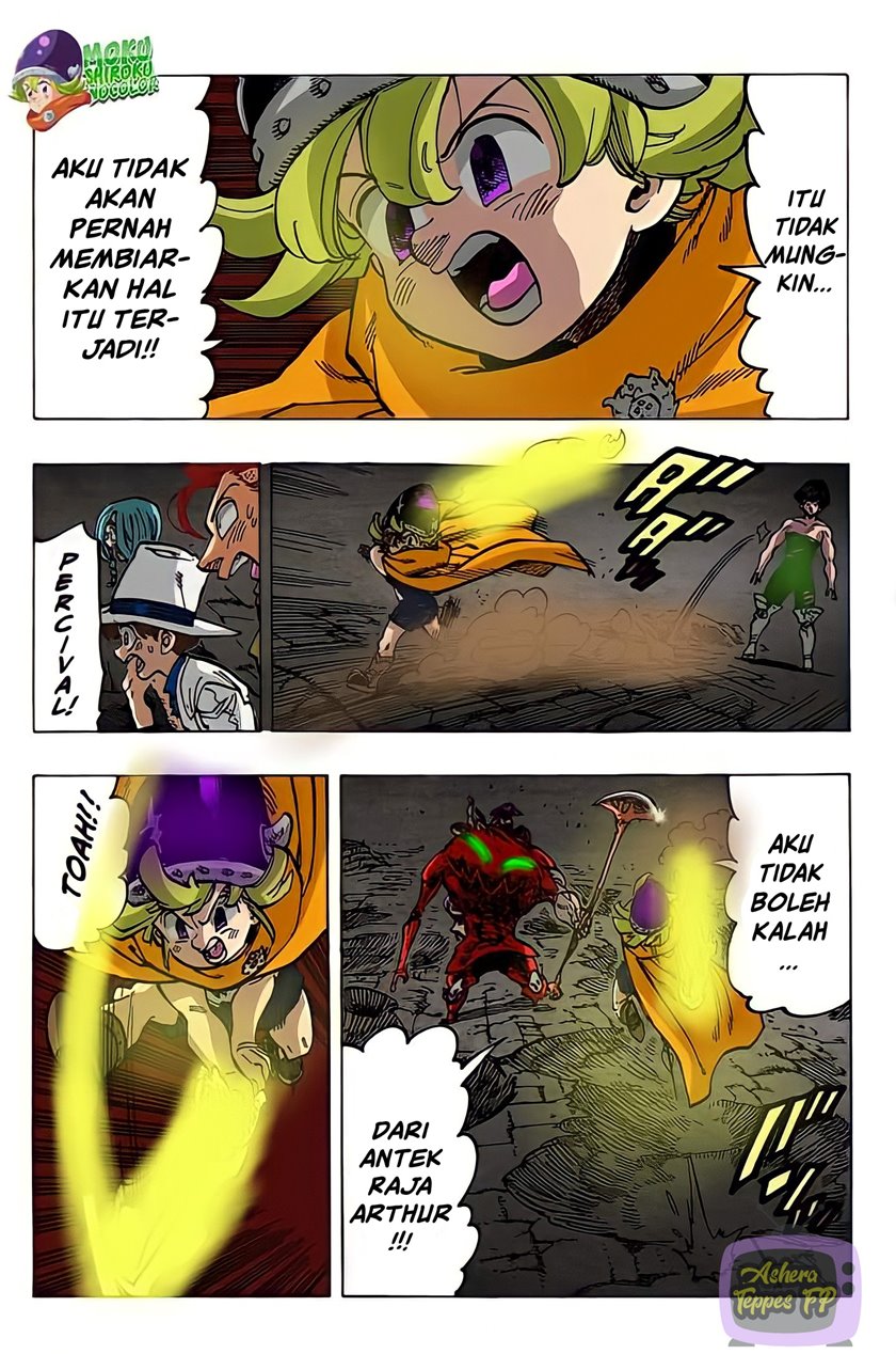 Halaman 8 dari Mokushiroku no Yonkishi Chapter 73