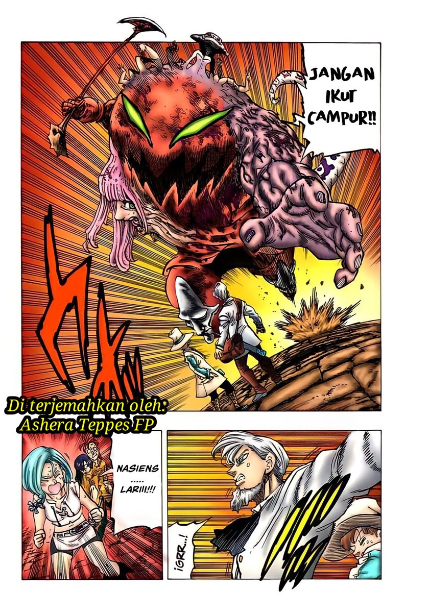 Halaman 12 dari Mokushiroku no Yonkishi Chapter 74