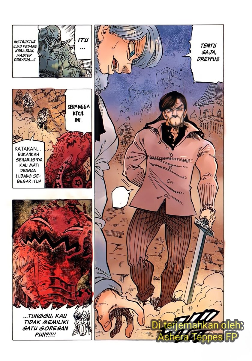 Halaman 14 dari Mokushiroku no Yonkishi Chapter 74