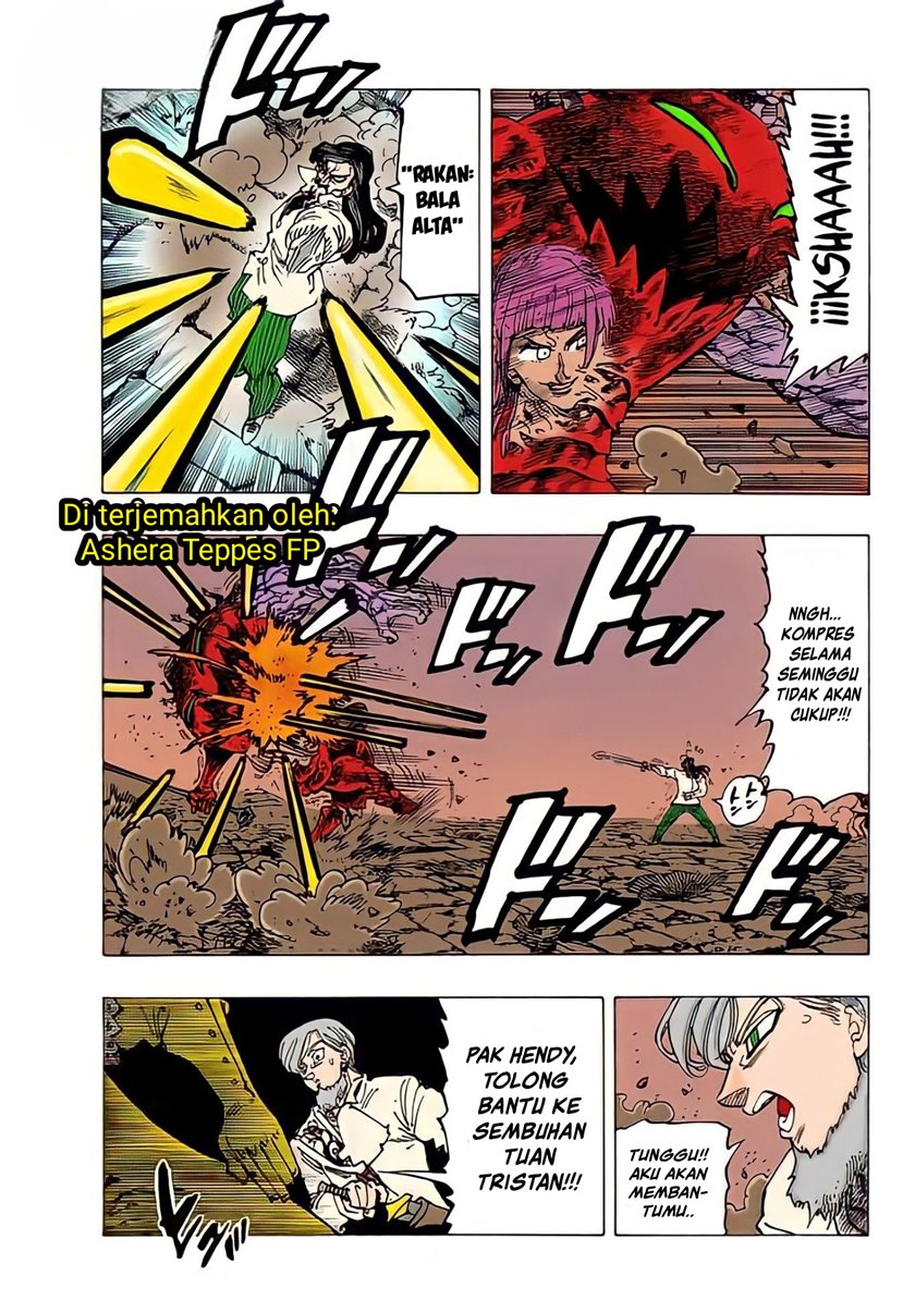 Halaman 15 dari Mokushiroku no Yonkishi Chapter 74