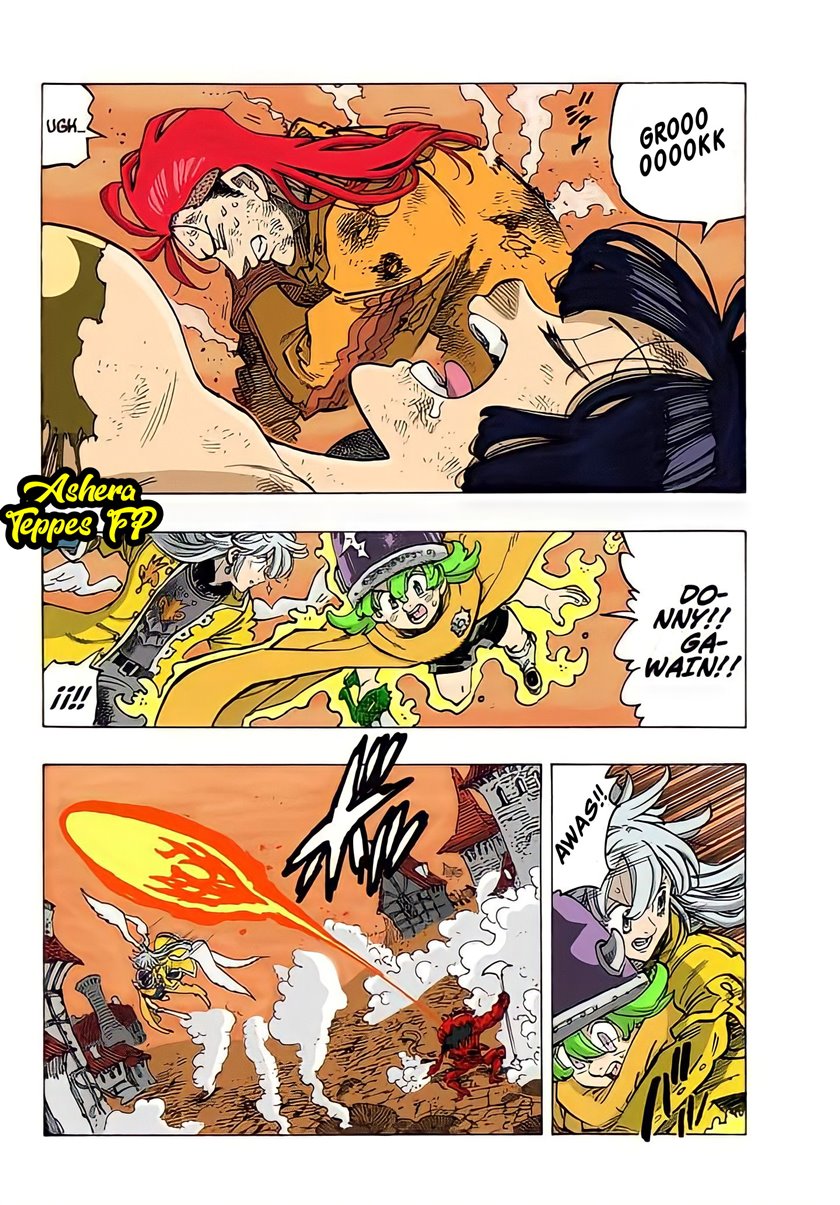 Halaman 2 dari Mokushiroku no Yonkishi Chapter 74