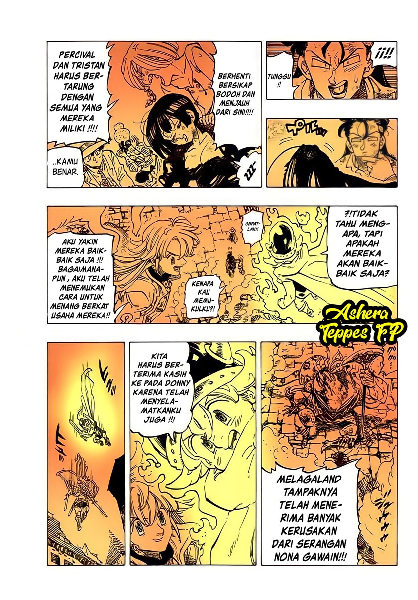 Halaman 5 dari Mokushiroku no Yonkishi Chapter 74