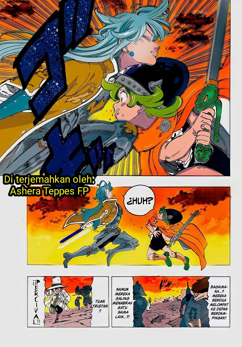 Halaman 7 dari Mokushiroku no Yonkishi Chapter 74