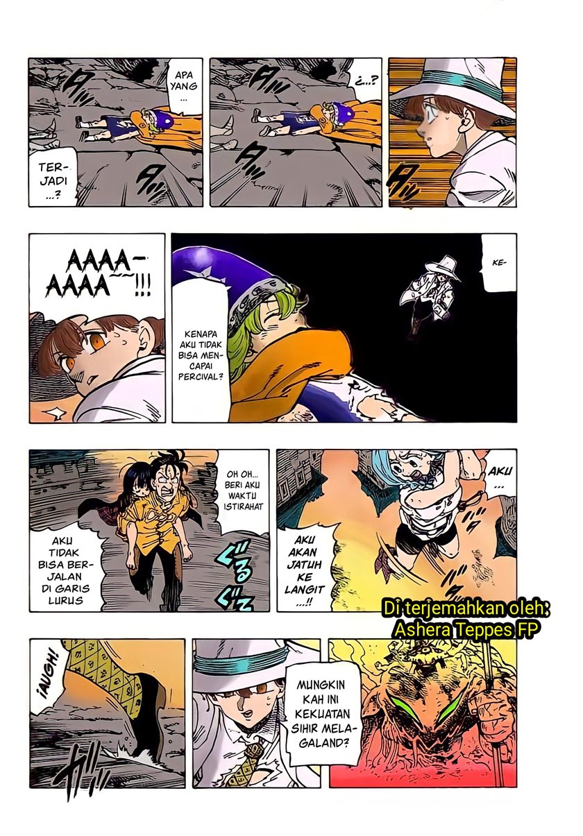 Halaman 8 dari Mokushiroku no Yonkishi Chapter 74