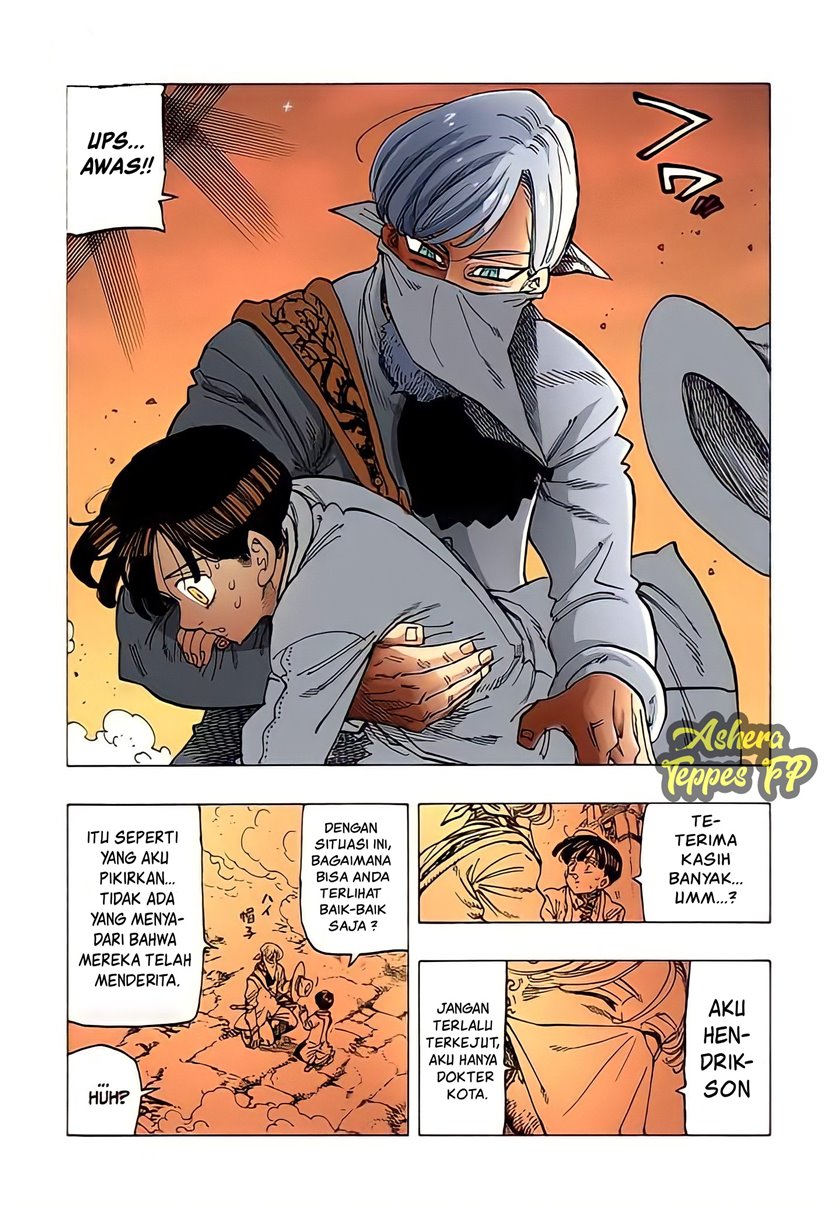 Halaman 9 dari Mokushiroku no Yonkishi Chapter 74