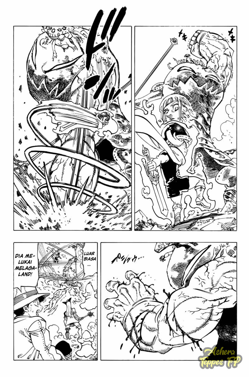 Halaman 11 dari Mokushiroku no Yonkishi Chapter 75