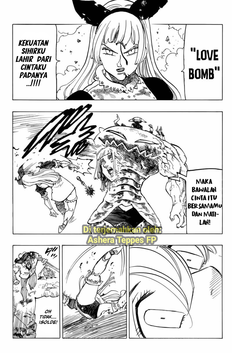 Halaman 15 dari Mokushiroku no Yonkishi Chapter 75