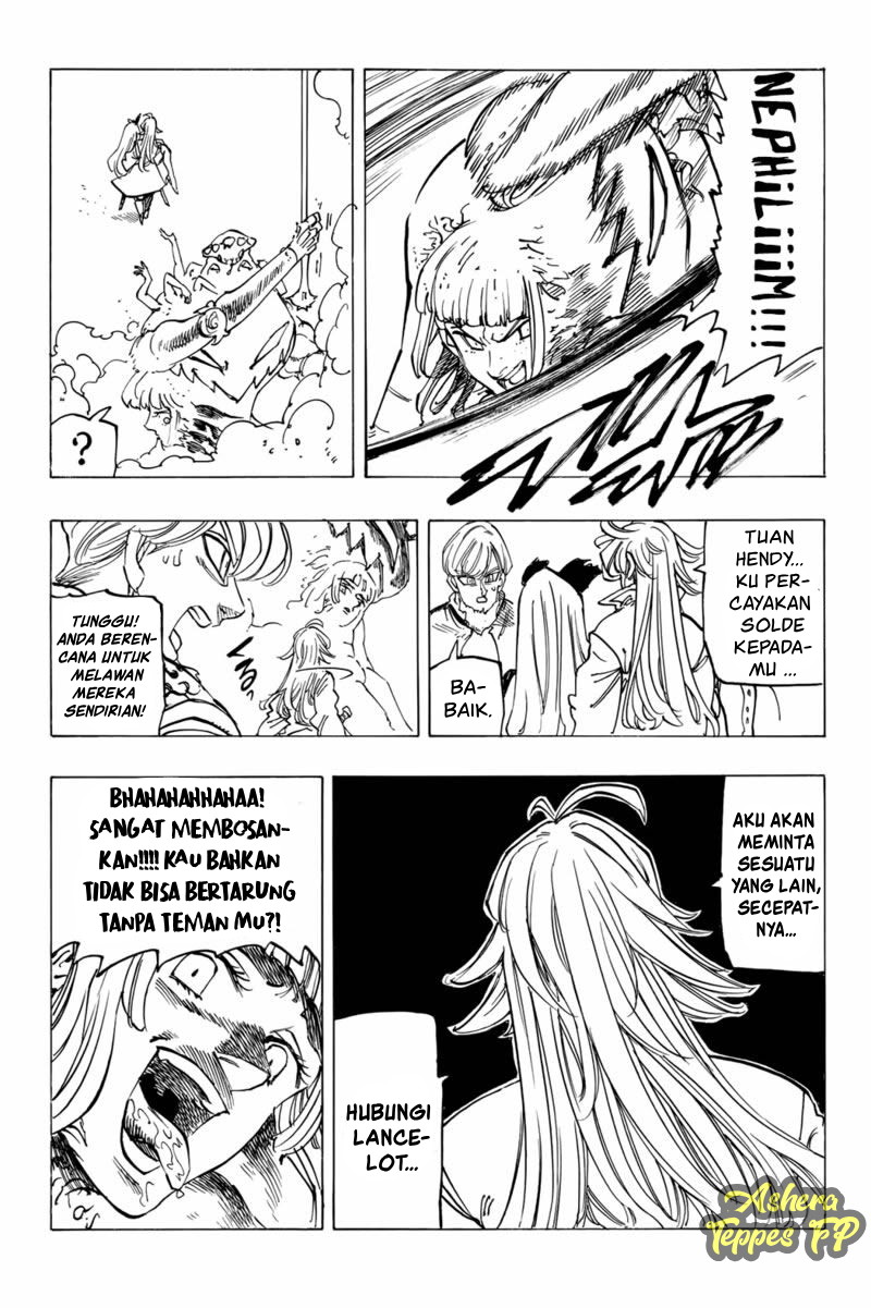 Halaman 18 dari Mokushiroku no Yonkishi Chapter 75