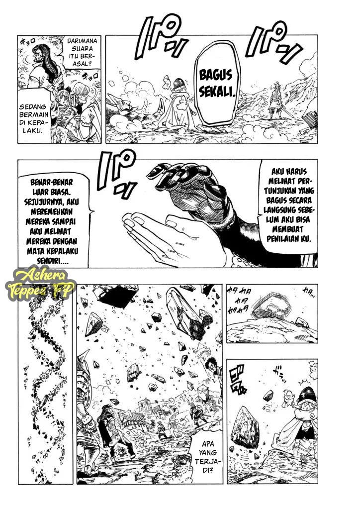 Halaman 13 dari Mokushiroku no Yonkishi Chapter 76