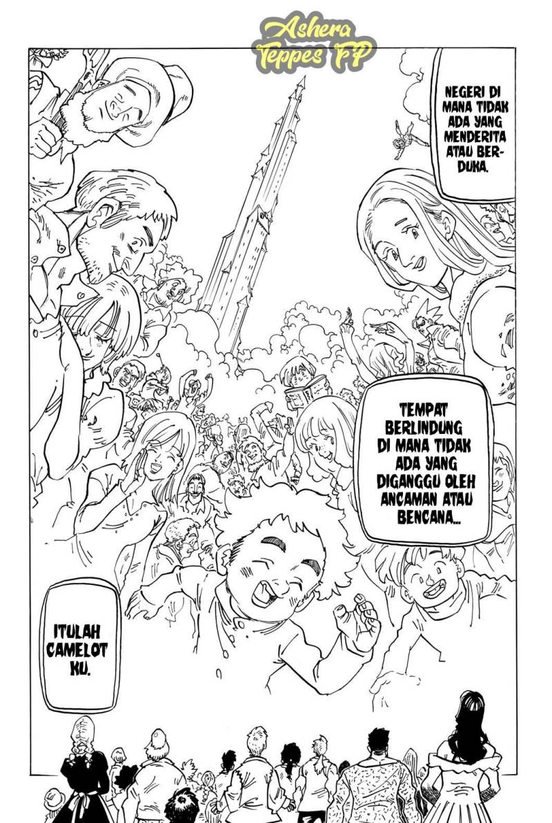 Halaman 12 dari Mokushiroku no Yonkishi Chapter 77