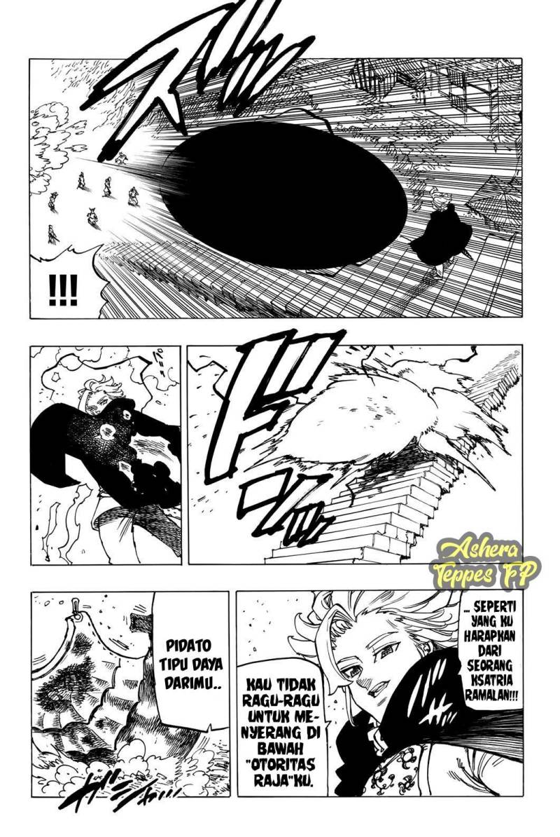Halaman 14 dari Mokushiroku no Yonkishi Chapter 77