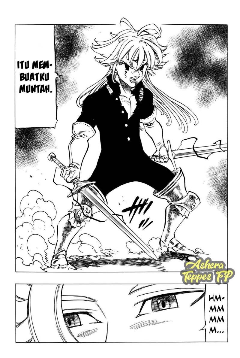 Halaman 15 dari Mokushiroku no Yonkishi Chapter 77