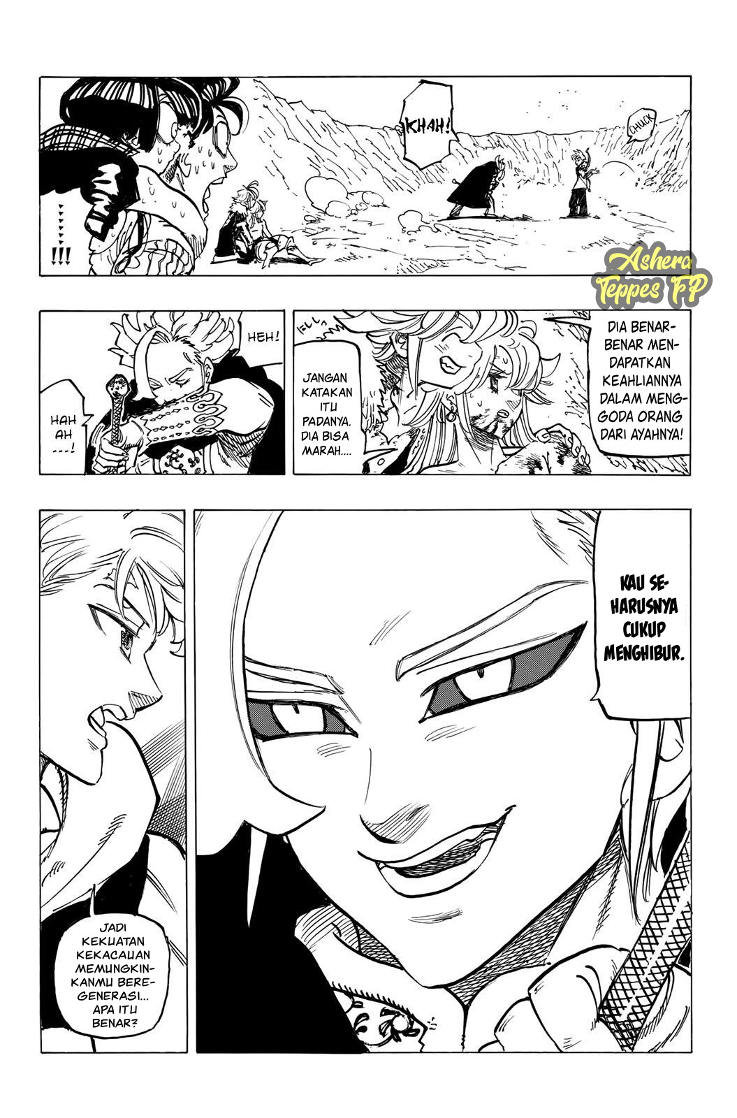 Halaman 16 dari Mokushiroku no Yonkishi Chapter 79