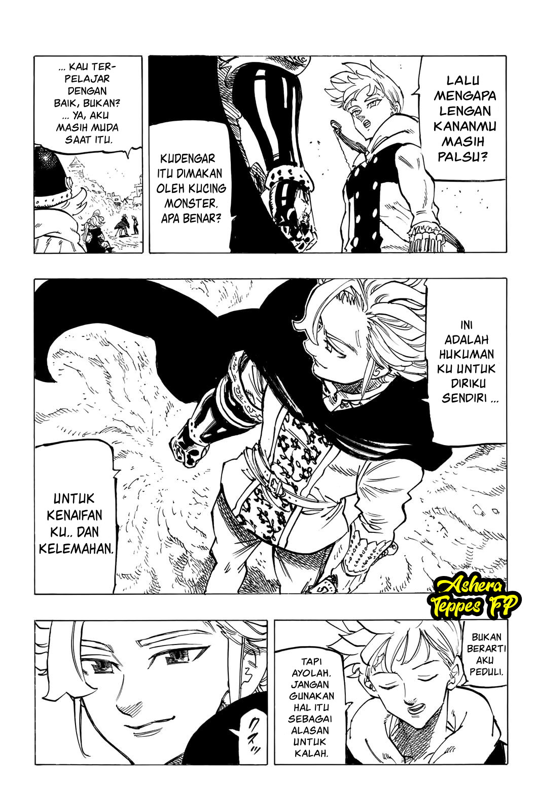 Halaman 17 dari Mokushiroku no Yonkishi Chapter 79